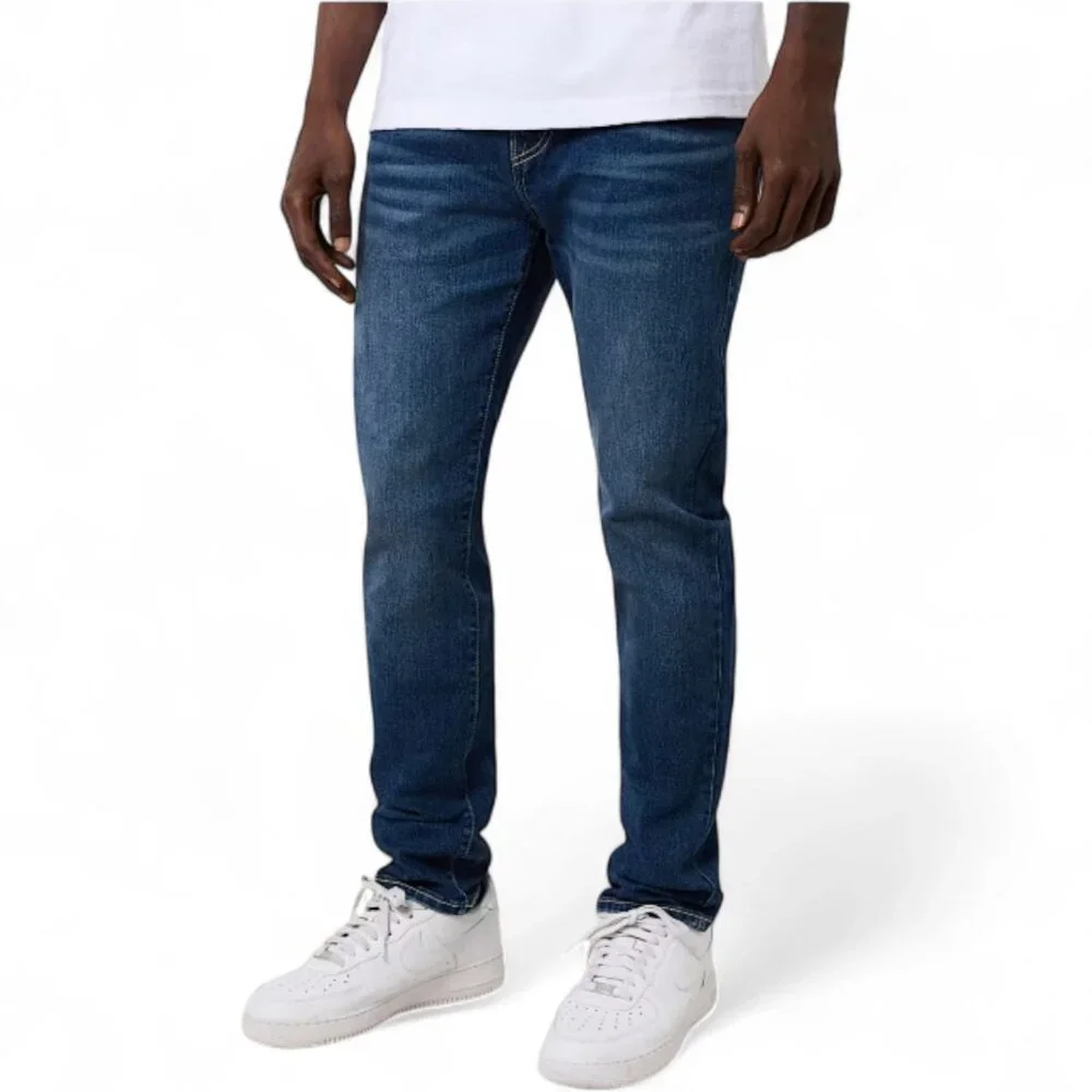 TRUE RELIGION Rocco Moto Skinny Jeans